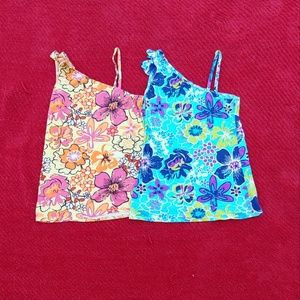 Hawaiian print tank top